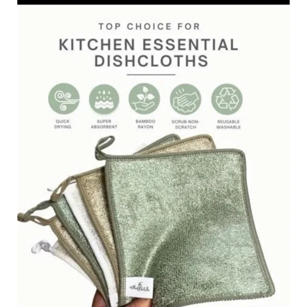 Dishcloths Dishrags for Kitchen and Household 6